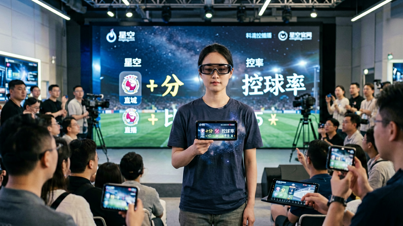 星空(中国)直播画面、比分弹窗、控球率图表展示